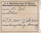 Etiketten zu Silber (NHMW-MIN-Ai492)